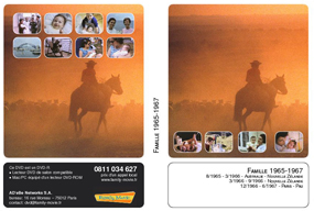 Jaquette transfert film sur DVD